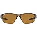 Oakley Men's 0OO9164 Bottle Rocket Rectangular Sunglasses, Brown Smoke/Bronze Polarized, 62 mm