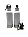 Craft Connections Stainless Steel Bottle Insulator with Opener - Pack of 2 (White-White)