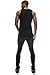JC DISTRO Mens Hipster Hip Hop Basic Tank Top Soft Cotton Jersey Shirts Black Small