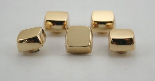 5 pcs. Gold Flat Head Square Screwback Studs Leathercraft Findings. SCG0805