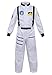 Haorugut Astronaut Costume for Kids Space Suit Role Play Dress up Costume White XL