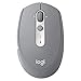 Logitech M585 Multi-Device Wireless Mouse – control and Move Text/Images/Files Between 2 Windows and Apple Mac Computers and laptops with Bluetooth or USB, 2 Year Battery Life, Gray