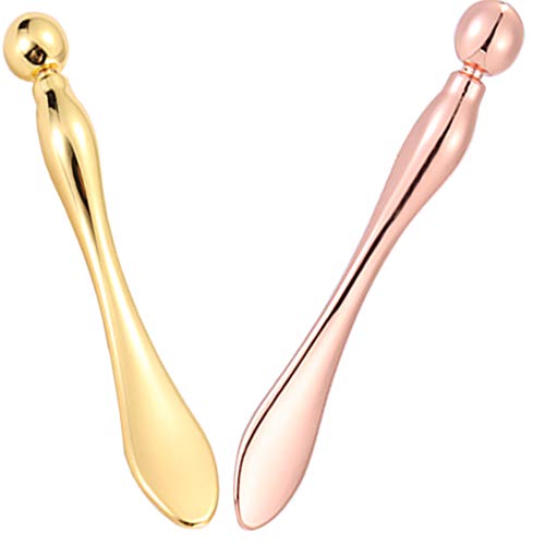 Eye Cream Massage Double Head Design Massager Tool for Facials Mini Eye Massage that Reduces Puffiness (2PCS)