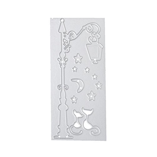 Merry Christmas Metal Cutting Dies Stencils,Lavany Metal Cutting Dies Stencil 3D Carbon Steel Cutting Dies Stencils Scrapbooking Embossing Cards DIY Crafts, DIY Hand Embossing (D) - Thumbnail 4