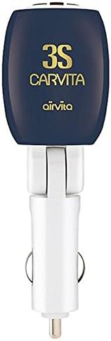 Airvita New Upgraded Carvita CAV-3S Air Purifier Anions Air clean Virus Removal for Car Cigar Jack (Dark saphire)