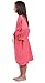 Turkuoise Girls Waffle Robe, Spa Party Bathrobe Made in Turkey (1023-COR-L)