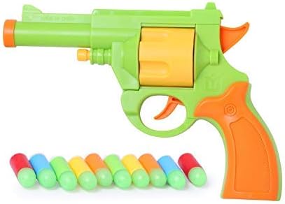 FAVELA Sharp Shooters Storm Gun with The Luminous Colorful Bullet(10 pcs),Yellow