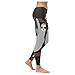 INTERESTPRINT Sloth Hanging on The Tree Custom Stretchy Capri Leggings Skinny Pants for Yoga Running Pilates Gym M