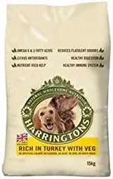 Harringtons Adult Dog Food with Turkey and Vegetables (2kg)