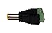 EVERTECH 100 Pcs DC JACK 2.1mm 5.5mm Male CCTV Power Plug Adapter Screw Terminal Strip