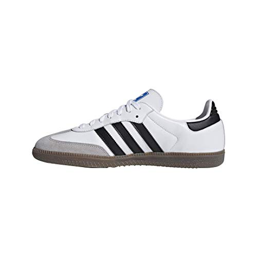 adidas mens Samba Og Sneaker, White/Black/Granite, 12 US