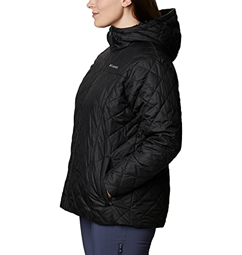 plus size columbia copper crest hooded quilted jacket
