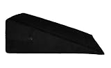 Microsuede Bed Wedge Replacement Cover (12“ X 24” X 24”, Cool Black)