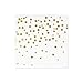 Sunshine Supply Gold Cocktail Napkins - 3-Ply Paper Party Napkins for Wedding Reception, Baby Shower, Bridal Shower, 5 Inch Gold Napkins (Oh Happy Day and Confetti Dots Set)