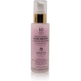 Kashia Beauty Keratin Infusion Hair Repair 2 oz – Rinse-Free Leave-In Treatment for Split Ends – Strengthens Smooths & Seals Cuticles – Anti Breakage Formula with Keratin Protein