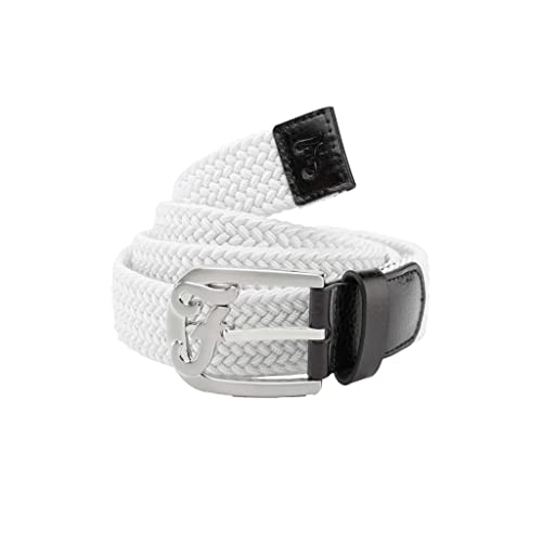 Farah Golf Unisex Webbing Belt White One Size