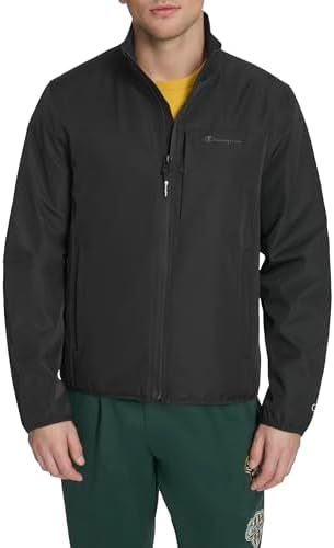 All in Motion Men's Packable Jacket - (Medium, Black Onyx) at