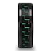 King Will GENTLEMAN 8mm Black Tungsten Carbide Ring Green Carbon Fiber Polished Finish Comfort Fit
