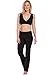 Fishers Finery Women's Classic Bootleg Yoga Pant; Back Pockets - New Fabric (Black, M Petite)