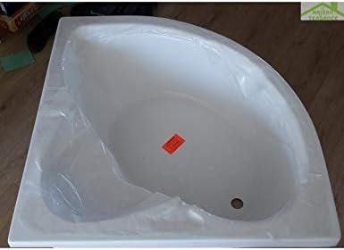 Karag Baignoire D Angle Acrylique Mykonos 90x90 Cm 105x105 Cm Sans Tablier Amazon Fr Cuisine Maison