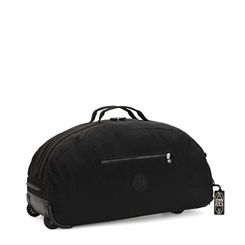 Kipling Devin On Wheels Carry On Duffle, Black Noir, One Size Pricepulse