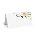Bliss Collections Blush Floral Table Cards, Tented and Scored for Easy Folding, 2