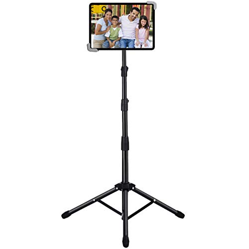 Ipad Tripod Stand, Bijisi Height Adjustable 20 to 60 Inch Tablet Tripod