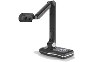 JOYUSING V500 8MP Document Camera – Portable Scanner & USB Visualizer – USB Doc Cam for Teachers, Book Scanning, Distance Learning, Zoom Conference, Education Presentation & Recording (Black)