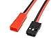10 PCS JST Female to JR Futaba Male Servo Connector Plug Adapter Cable 22AWG Silicone Wire for RC Lipo Battery