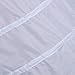 ZJchao 6-Hoop Hoops Petticoat White Bridal Crinoline Petticoats Slips Underskirt (6-Hoop Petticoat)