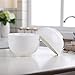 MALACASA Salad/Soup Bowls, 68 OZ Porcelain White Salad Pasta Bowls Ramen Bowls, Large Serving Bowls Dish Set for Dessert, Salad, Pasta, Oatmeal and More, Set of 3, Series Regular