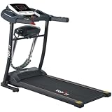 Top Fit MT 333MS Advanced Digital Treadmill (120 Kg Capacity 59x105cm) with Integrated Massage Belt for Gym and Home Workouts, Foldable, Electric, Motorized Treadmill, Suitable Home Use & Gym Use