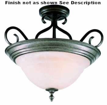 Pacific 3 Light Semi Flush Mount Finish Shade Color Kentucky