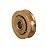 Prime-Line Products B 697 Screen Door Rollers, 1-Inch Steel Ball Bearing Wheel,(Pack of 2)