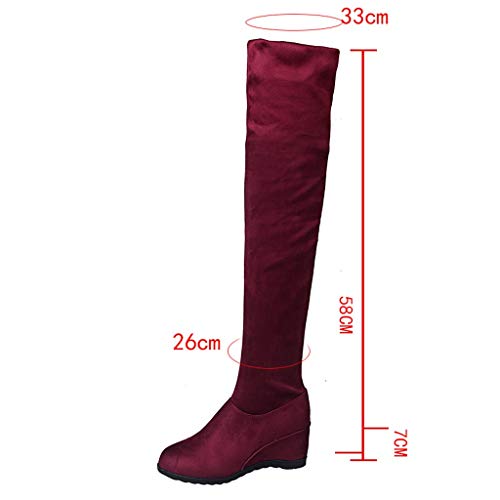 Overknee-Stiefel-Damen-Sockenstiefel-Winterstiefel-mit-Blockabsatz-Frauen-Sockenstiefel-High-Heels-Lang-Boots-Elegante-Schuhe-Bequem-Winter-Warme-Damenschuhe-Celucke