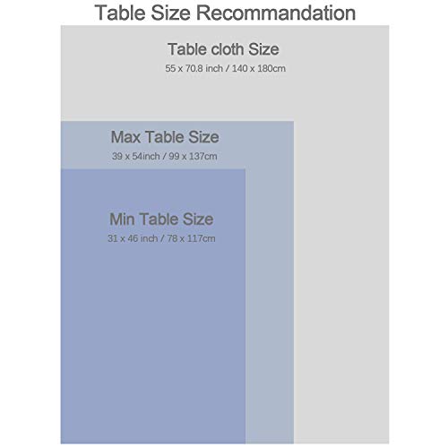 Tablecloth Rectangle,Fringed Lace, Thick, Cotton Linen, Wrinkle Free, Tassel Tablecloths Washable, Dining Table Cover for Kitchen Party,Modern,Classic,Vintage Style (Grey, 140x200cm(55x78.7inch))