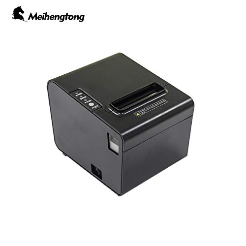 Meihengtong Receipt Printer USB 3 1/8″ High Speed 80mm Direct Thermal Printer, Pos Printer with Auto-Cutter ESC/POS Print Commands Support Windows XP/7/8/10