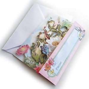 Amazon レターセット 蝶 カエル パンチスタジオ Punch Studio Pop Up Card 蝶々 バタフライ 蓮 ハス ロータス レターセット 文房具 オフィス用品