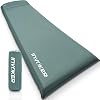 Zelfopblazende traagschuim camping slaapmat – pad met ingebouwde kussen, 3 inch ultradikke luchtmatras opblaasbare…
