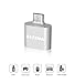BAZEMA Micro USB Adapter Fast and Durable for Cell Phones and Tablets (Aluminum Gray)
