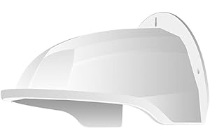 KoiLykke Outdoor Camera Rain Cover Protective Shield Weatherproof Security Cameras, ABS Material, White