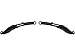 SuperATV Arched Rear A Arms/Control Arm for Polaris Ranger Full Size XP 1000 / Crew/Diesel (See Fitment) - Black