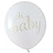 Baby Shower Decorations For Girl Kit: Its A Girl 9 Piece Balloon Set with Ribbon and Strung Banner Pink / Gold / White | Hang on Wall Door Table | Pregnancy Announcement Gender Reveal Party