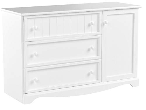 South Shore Savannah 3 Drawer Dresser With Door Pure White Buy