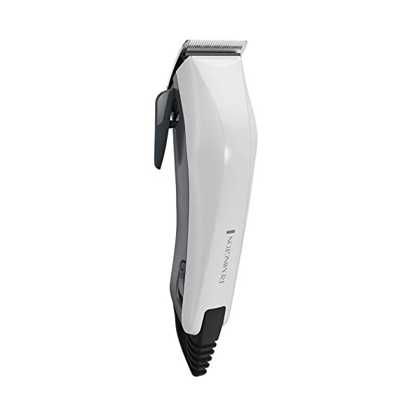Remington-HC5035-Corded-Colour-Cut-Hair-Clipper Remington HC5035 Corded Colour Cut Hair Clipper, White and Grey