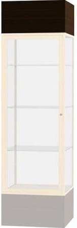 Waddell 40241-WV Keepsake Optional Lighted Cornice for 4024 Series - Walnut Vinyl Finish