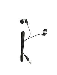 Wholesale Bulk Kids 3.5 mm auriculares in ear auriculares auriculares, color negro, para las escuelas, Bibliotecas, Hospitales (50pack)