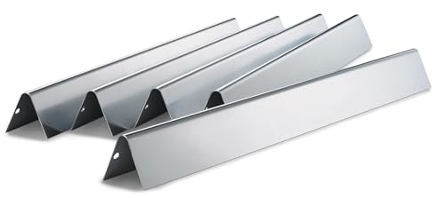 Weber Flavorizer Bars, Stainless Steel, Suitable for Genesis 300 Series with Front Control Knobs (Set of 5)