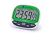 Solar Galaxy 24 HR Digital Kitchen Timer Alarm Clock, Magnetic Backing, Retractable Stand, Memory Function, 12/24-Hour Clock, Alarm Mode, (Single AAA battery not included)