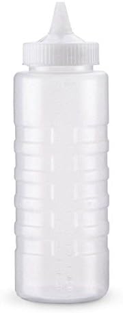 Traex 5132-13 Clear 32 Ounce Closeable Single Tip Squeeze Dispenser